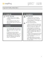 Preview for 3 page of Sapling SLD Premium Series Installation Manual