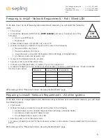 Preview for 6 page of Sapling SLD Premium Series Installation Manual