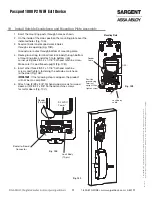 Preview for 22 page of Sargent P2 PASSPORT 1000 Installation Instructions Manual