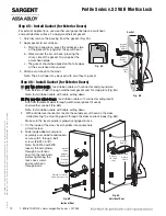 Preview for 11 page of Sargent Profile Series v.S2 Installation Instructions Manual