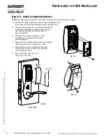 Preview for 15 page of Sargent Profile Series v.S2 Installation Instructions Manual