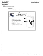 Preview for 8 page of Sargent Sargent IN220 Installation Instructions Manual