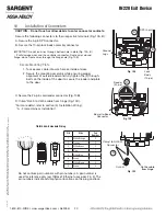 Preview for 20 page of Sargent Sargent IN220 Installation Instructions Manual