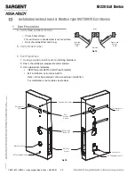 Preview for 24 page of Sargent Sargent IN220 Installation Instructions Manual