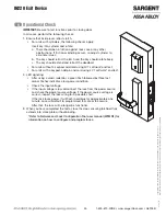 Preview for 35 page of Sargent Sargent IN220 Installation Instructions Manual