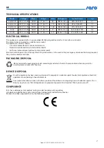 Preview for 7 page of saro LISETTE 100 Operating Instructions Manual