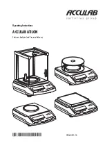 Preview for 4 page of Sartorius ACCULAB ATILON ATL-124 Operating Instructions Manual