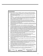 Preview for 33 page of Sartorius PMA7501-Y00G Installation Instructions Manual