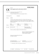 Preview for 197 page of Sartorius YDP30 Operating Instructions Manual