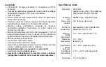 Preview for 6 page of Saswell SAS908XWHB-7-RF(SL1) User Manual And Warranty Card