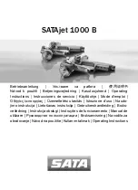 SATA jet 1000 B Operating Instructions Manual preview