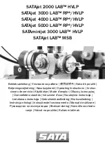 SATA SATAjet 2000 LAB HVLP Operating Instructions Manual preview