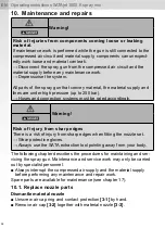 Preview for 38 page of SATA SATAJET 3000 K RP/HVLP Operating Instructions Manual