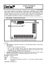 Preview for 1 page of Satel CA-64 E Quick Start Manual