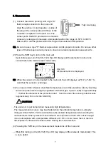 Preview for 9 page of SATO KEIRYOKI Jumbo SK-1120 Instruction Manual