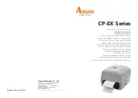 Preview for 1 page of SATO ARGOX CP-EX Series Quick Installation Manual