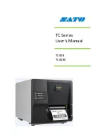 Preview for 1 page of SATO TC408 User Manual