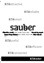 Preview for 1 page of Sauber 7-200 I Series User Manual