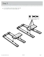 Preview for 7 page of Sauder Trestle 416955 Manual