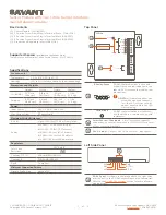 Savant CLI-1WIRE2 Quick Reference Manual preview