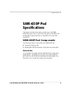 Preview for 9 page of Savi Technology SMR-650P Pod Quick Reference Manual