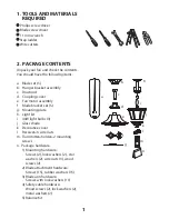 Preview for 2 page of Savoy CHATSWORTH Owner'S Manual