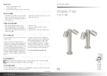 Preview for 1 page of Saxby Lighting Atlantis Post Instruction Leaflet