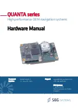 SBG Systems QUANTA Series Hardware Manual preview