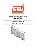 SBI AC01364 Installation Instructions Manual preview