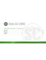 Preview for 2 page of SC iStick QC 200W User Manual