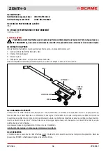 Preview for 58 page of Scame ZENITH-S 645.B Series Manual