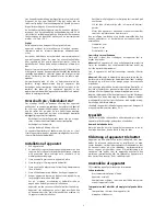 Preview for 3 page of SCAN domestic BIC 335 User Manual