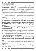 Preview for 38 page of SCAN domestic SK 403-1 User Manual