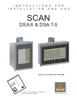 SCAN DSA 6 Instructions For Installation And Use preview