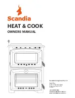 Preview for 1 page of scandia HEAT & COOK SCX 501 Owner'S Manual