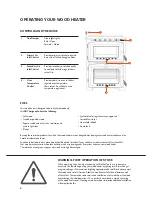 Preview for 10 page of scandia HEAT & COOK SCX 501 Owner'S Manual