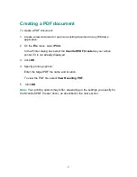 Preview for 7 page of ScanSoft PDF Create! 2 Online Manual