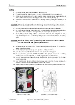 Preview for 20 page of Scantool COMPACT 75 Safety Instructions And Operator'S Manual