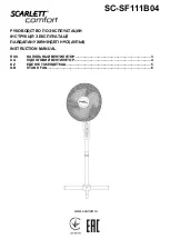 Preview for 1 page of Scarlett comfort SC-SF111B04 Instruction Manual