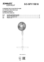 Preview for 1 page of Scarlett Comfort SC-SF111B10 Instruction Manual