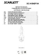 Scarlett SC-447 Instruction Manual preview