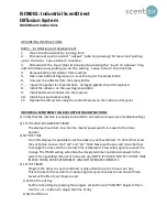 Preview for 4 page of ScentAir ISD8001 Instructions Manual