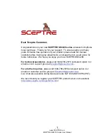 Sceptre SE4200 User Manual preview