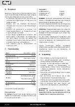 Preview for 84 page of Scheppach 4903304901 Operating Manual