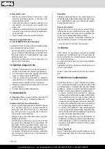 Preview for 166 page of Scheppach 5901312850 Translation Of Original Instruction Manual