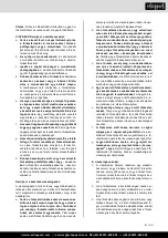 Preview for 81 page of Scheppach 5901809900 Translation Of Original Instruction Manual