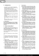 Preview for 86 page of Scheppach 5901812900 Translation Of Original Instruction Manual