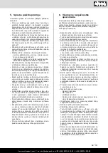 Preview for 101 page of Scheppach 5904410901 Translation Of Original Instruction Manual