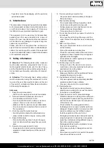 Preview for 39 page of Scheppach 5906101901 Translation Of Original Instruction Manual