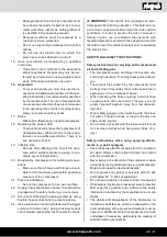 Preview for 21 page of Scheppach 5906145901 Translation Of Original Instruction Manual